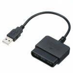Adaptateur de contr�leur de jeu usb sans pilote, pour sony ps1 ps2 playstation dualshock 2, manette de ...