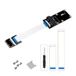 Adaptateur a + e ngff vers mini pci - e cl� a - e vers mini pci express wifi m. 2 pour carte r�seau demi ...