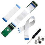 Adaptateur d'extension de carte r�seau mini pcie vers mini pcie, 10 / 20 / 30cm