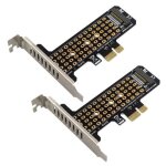 Adaptateur m. 2 nvme vers pciex1 carte d'extension nvme ssd adaptateur m2 m key pci express 4. 0