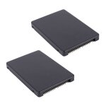 Adaptateur msata a pata pour disque dur 2. 5 pouces, 2x44 broches, carte de conversion avec etui