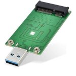 Adaptateur msata vers usb 3. 0, lecteur de ssd, convertisseur de disque flash portable, disque dur externe ...
