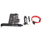Adaptateur pcie double usb3. 0 et type - c m. 2, carte de contr�leur m2 ssd sata b a pci - e pour ngff ...
