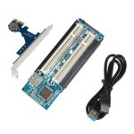 Adaptateur pcie vers double pci riser, carte d'extension pcie vers pci, prise en charge de la carte son ...