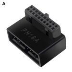 Adaptateur portable usb3. 0 19 / 20 broches 90 degr�s, carte m�re abs, convertisseur usb sans pilote ...
