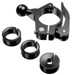 Adaptateur de tête de boule en aluminium, 17mm 25mm, guidon de moto, 1 pouce, support de base, clip de ... Adaptateur de tête de boule en aluminium, 17mm 25mm, guidon de moto, 1 pouce, support de base, clip de ...