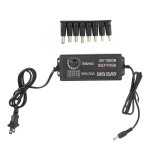 Adaptateur universel, chargeur electrique r�glable, 3v - 24v, 2a, avec 8 prises a connecter a l'adaptateur ...
