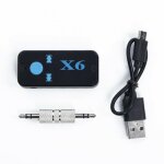 Adaptateur pour voiture x6, récepteur de musique audio stéréo sans fil, kit mains - libres, compatible ... Adaptateur pour voiture x6, récepteur de musique audio stéréo sans fil, kit mains - libres, compatible ...