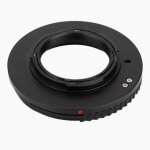 Adaptateur de zoom lm - m4 / 3, bague de montage d'objectif de cam�ra, mise au point manuelle, anti - ...