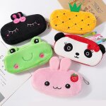 Ages mignon dessin anim� animal fruit doux en peluche crayon stylo sac pochette ecole papeterie organisateur ...