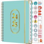 Agenda 2024 2025 semainier spirale, a5 planner scolaire juillet 2024 - juin 2025 (12 mois) avec autocollant ... Agenda 2024 2025 semainier spirale, a5 planner scolaire juillet 2024 - juin 2025 (12 mois) avec autocollant ...