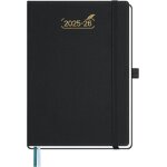 Agenda 2025 2026 a5 21 x 15, 5 cm agenda semainier 25 26 avec double horaire 1 semaine 2 pages 18 mois ...