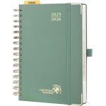 Agenda 2025 2026 journalier a5 21, 5 x 14, 5cm, 1 page par jour d'ao�t 2025 a juil 2026 12 mois, planner ...