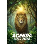 Agenda 2025 - 2026: scolaire lion journalier (une page par jour) septembre a juillet 14, 8 x 21 cm collge ...