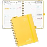 Agenda 2025 2026 semainier 21 x 16, 5cm d'ao�t 2025 a d�c 2026, planner vertical scolaire 17 mois avec ...