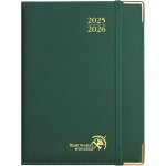 Agenda 2025 2026 semainier 22 x 16, 5 cm de ao�t 2025 a d�c 2026, premium planner scolaire 17 mois, couverture ...