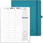 Agenda 2025 2026 semainier a5 22 x 18 cm version franaise - intervalles de 15 minutes, d'aot 2025 a ...