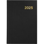 Agenda 2025 annuel 1 jour par page bretagne noir 14, 5 x 21 cm couverture rigide et point de lecture ...
