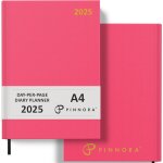 Agenda 2025 journalier 2025 a4 avec couverture rigide rose foncé Agenda 2025 journalier 2025 a4 avec couverture rigide rose foncé