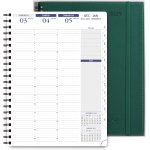 Agenda 2025 semainier a4 28, 5 x 22, 2 cm en franais - couverture souple en pu cuir spirale, intervalles ...