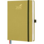 Agenda 2026 a5 21, 0 x 14, 8 cm avec double horaire 1 jour par pagetravail & vie, agenda journalier 2026 ...