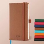 Agenda 2026: agenda de poche semainier a6 petit 16, 4x9, 6 cm, planificateur hebdomadaire & journalier ...
