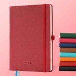 Agenda 2026: agenda semainier a5 moyen 21, 9x16, 4 cm, planificateur hebdomadaire & journalier reli, ...
