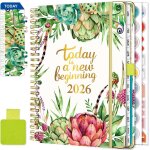 Agenda 2026 semainier spirale de janvier a d�cembre 2026 (12 mois) a5 agenda scolaire avec boucle de ...