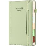 Agenda acad�mique 2025 - 26, format a5, une page par jour, de juillet 2025 a juin 2026, couverture rigide ...