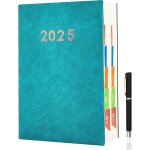 Agenda acad�mique 2025, agenda un jour par page, format a5, calendrier mensuel 2025 avec stylo, calendrier ...