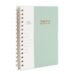 Agenda a anneaux spiral�s 2022, planificateur en papier utile, flexible, fournitures scolaires, agenda ...