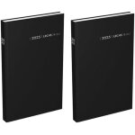 Agenda civil carr euros - centimes anne 2025 journalier format 14x22 cm couverture rigide noire (lot ...