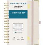 Agenda enseignant 2025 - 2026 a anneaux din a5 ¿ planificateur d'enseignants 25 / 26 pour l'enseignement ...