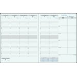 Agenda exacompta horizon 27 - 27 x 21 cm - 1 semaine sur 2 pages coloris noir 274441e - janvier 2015 ...