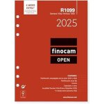 Agenda - finocam - open 2025 - vue verticale hebdomadaire - 12 mois - espagnol