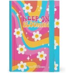 Agenda journalier 2024 - 2025 floral, 16 mois petit, journal de septembre 2024 a dcembre 2025, fermeture ...