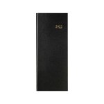 Agenda journalier 2025 saturnus 0. 111 - 12, 8 x 33 cm - noir - brepols
