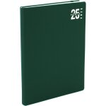Agenda journalier 2025 - 11 x 17 cm - couverture rigide en carton de couleur multiple et fermeture elastique ...
