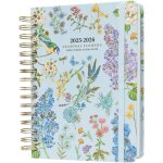 Agenda journalier 2025 2026 fleurs agenda scolaire 2024 2025 lyce, professionnel, etudiant, planner