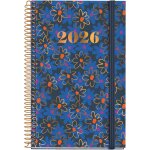 Agenda journalier 2026 journalier a6 + (117 x 182 mm), couverture rigide en carton, spirale, fermeture ...