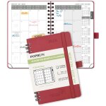 Agenda mensuel 2025 2026 de poche 16 x 10, 5 cm - de juil 2025 a dc 2026 18 mois, a6 petit planner scolaire, ...