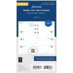 Agenda personnel 2026 26 - 68421 avec semaine sur deux pages (fran�ais non garanti)