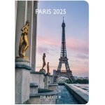 Agenda de poche 2025 - paris - 11, 5 x 16 cm - couverture rigide avec marque - page - 1 semaine / 2 pages ...
