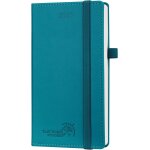 Agenda de poche 2025 16, 5 x 9 cm - couverture rigide en pu cuir, petit planner semainier d'jan 2025 ...