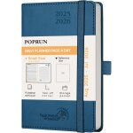 Agenda de poche 2025 2026 journalier 16 x 10, 5 cm, 1 page par jour d'ao�t 2025 a juil 2026 12 mois, ...