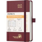 Agenda de poche 2025 2026 journalier 16 x 10, 5 cm, 1 page par jour d'aot 2025 a juil 2026 12 mois, ...