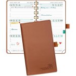 Agenda de poche 2025 2026 semainier 16, 5 x 9 cm d'aot 2025 a dc 2026petit planner scolaire 17 mois ...