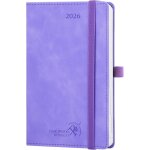 Agenda de poche 2026 semainier et carnet de notes 16 x 10, 5 cm - couverture en cuir a6 petite planner, ...