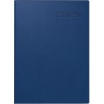 Agenda de poche modle technik iii (2025), 1 page = 1 jour, a6, 384 pages, couverture en cuir synthtique, ...