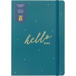 Agenda quotidien everyday - janvier a dcembre 2024 - vert sapin - planificateur semainier a5 avec notes ...